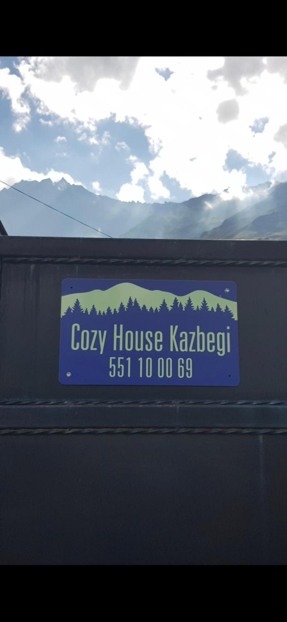 Cozy House Kazbegi Hotell Eksteriør bilde